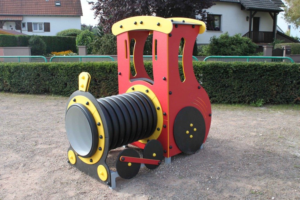 Locomotive pour aire de jeu